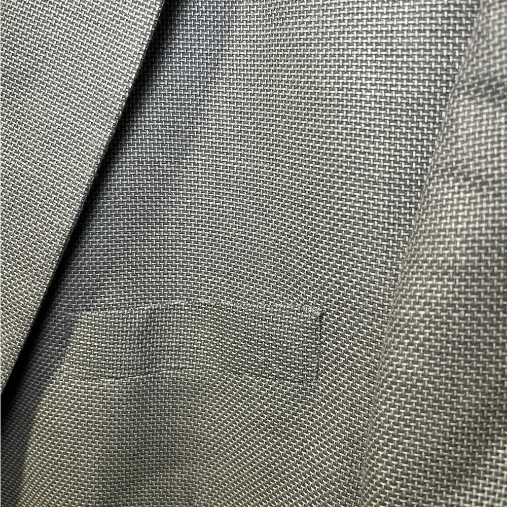 MICHAEL Kors Silk Wool Blazer Sportcoat 46L Gray 3 Button‎ Corporate Office